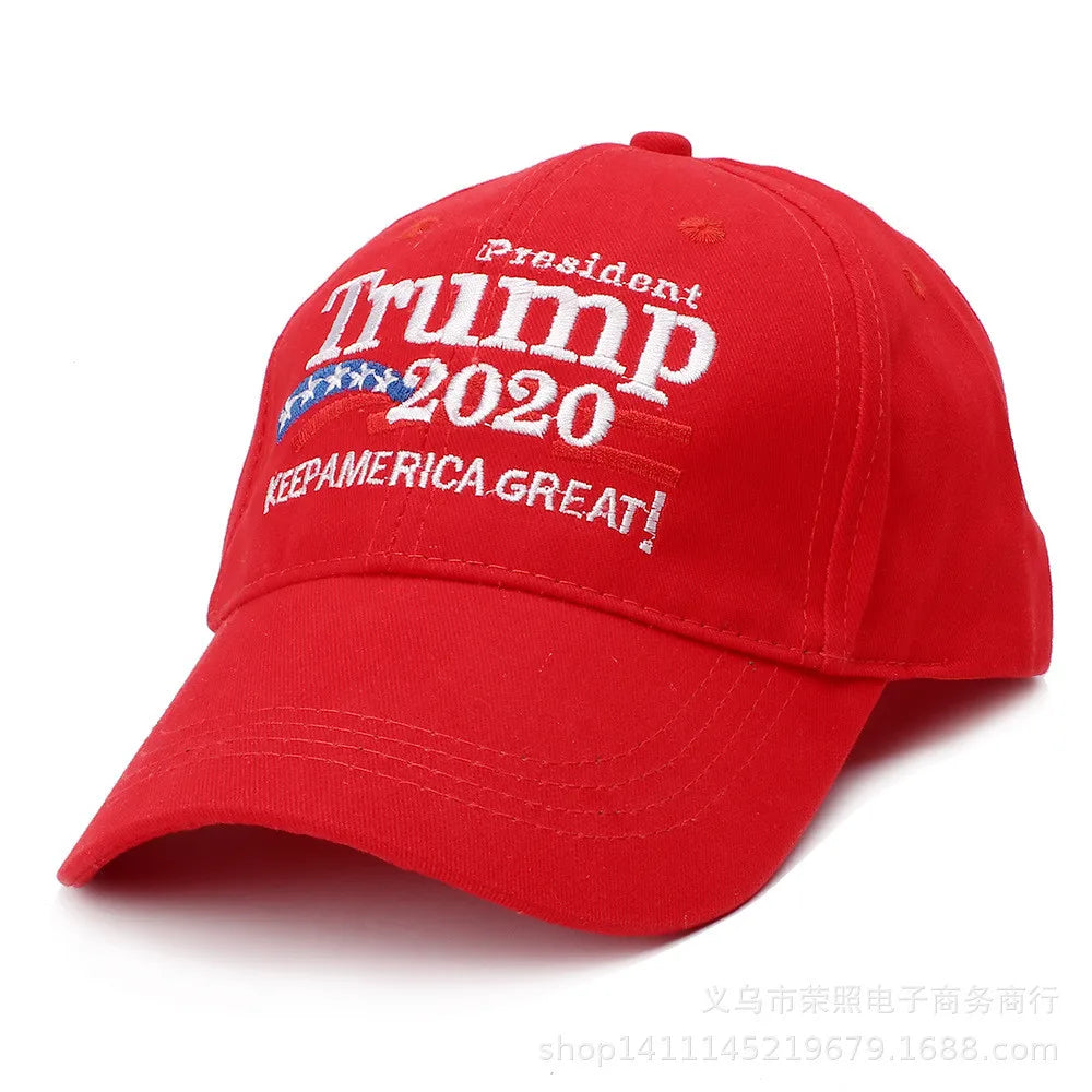 Unisex Outdoor President Trump 2024 Campaign Baseball Cap USA 45 American Flag 3D Embroidered Adjustable Snapback Trucker Hat